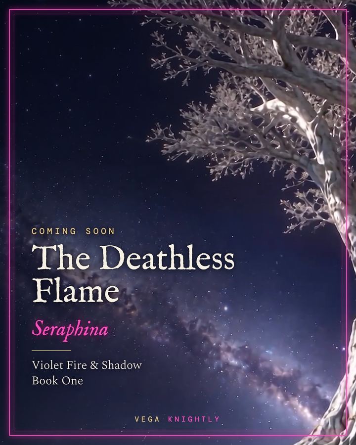 Coming soon: The Deathless Flame, Seraphina, Violet Fire and Shadow Book One